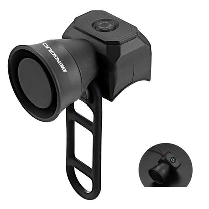 BENGGUO Bicycle Electronic Bell Mini Waterproof Cycling Equipment, Color: Charging Black by BENGGUO