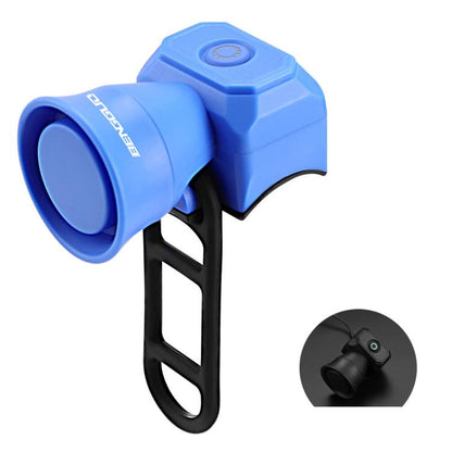 BENGGUO Bicycle Electronic Bell Mini Waterproof Cycling Equipment, Color: Charging Blue by BENGGUO