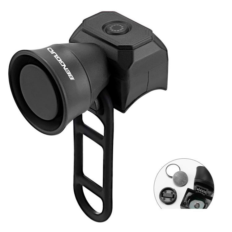 BENGGUO Bicycle Electronic Bell Mini Waterproof Cycling Equipment, Color: Battery Black by BENGGUO