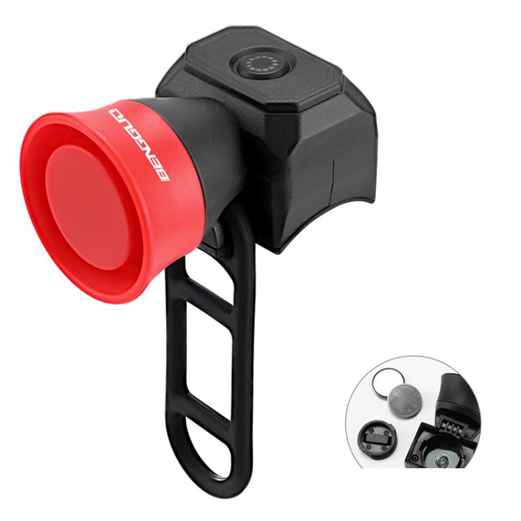 BENGGUO Bicycle Electronic Bell Mini Waterproof Cycling Equipment, Color: Battery Red by BENGGUO
