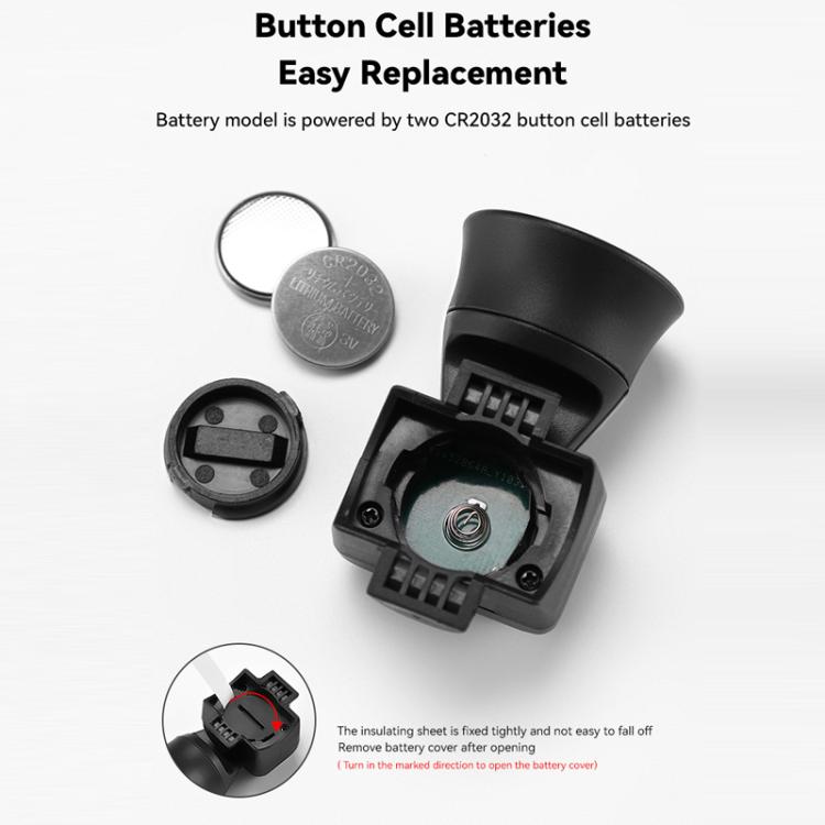 BENGGUO Bicycle Electronic Bell Mini Waterproof Cycling Equipment, Color: Battery Black by BENGGUO