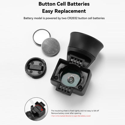 BENGGUO Bicycle Electronic Bell Mini Waterproof Cycling Equipment, Color: Battery Black by BENGGUO