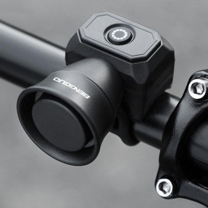 BENGGUO Bicycle Electronic Bell Mini Waterproof Cycling Equipment, Color: Charging Black by BENGGUO