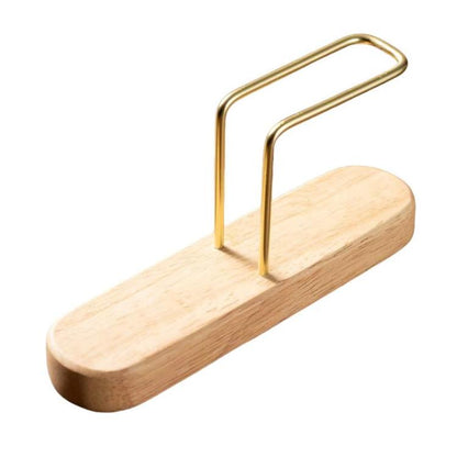 Oak Wood Coffee Filter Paper Holder Household Filter Paper Box Solid Wood Storage Stand by bashfashion