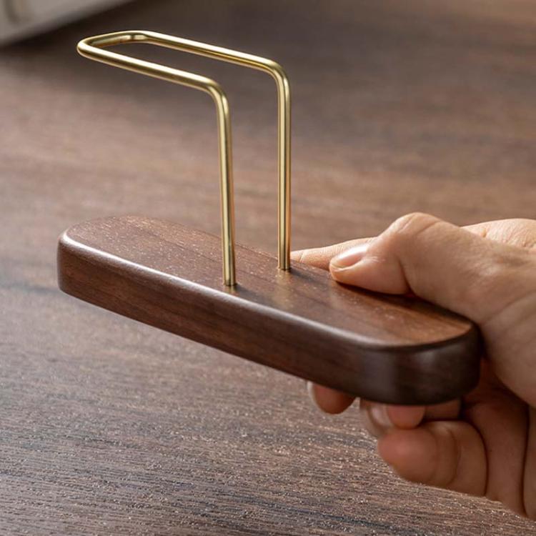 Oak Wood Coffee Filter Paper Holder Household Filter Paper Box Solid Wood Storage Stand by bashfashion