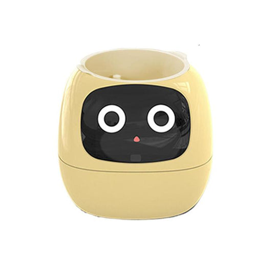 Smart Plant Pot With Multi-Sensors WiFi Plant Monitor With 2-Inch Screen Compatible With Mi/Tuya Home Ecosystem(Yellow) by bashfashion