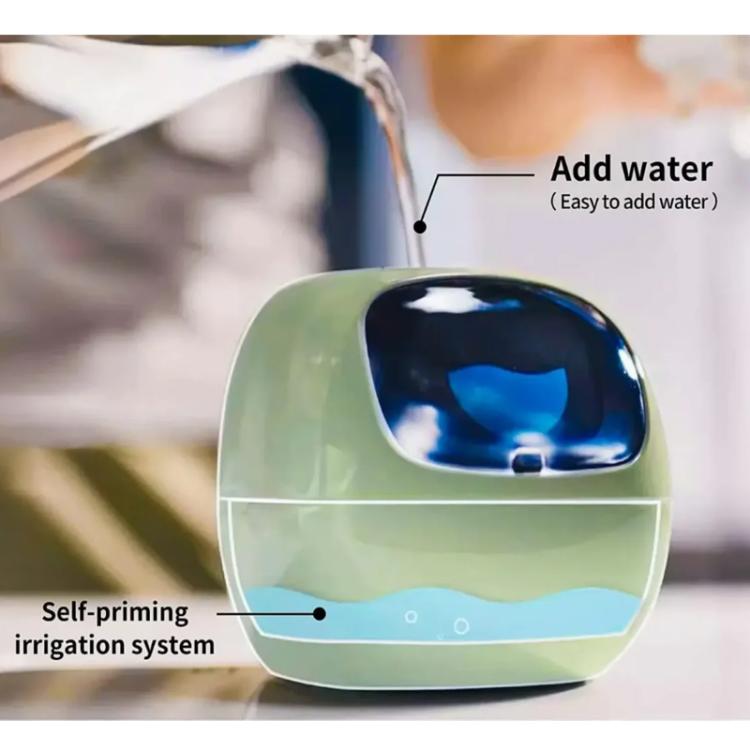 Smart Plant Pot With Multi-Sensors WiFi Plant Monitor With 2-Inch Screen Compatible With Mi/Tuya Home Ecosystem(Pink) by bashfashion