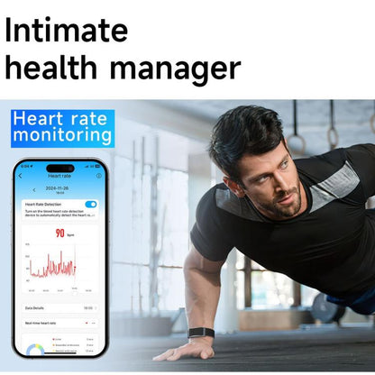 Dual PD Real-Time Heart Rate Blood Oxygen Real-Time Sleep Exercise Health Bracelet(White) by bashfashion