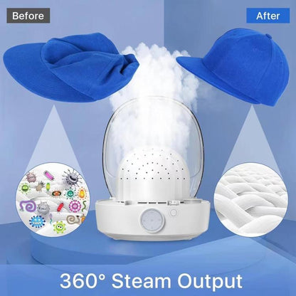 Multifunctional Hat Wig Care Cleaning Disinfection Steam Ironing Machine(EU Plug) by bashfashion