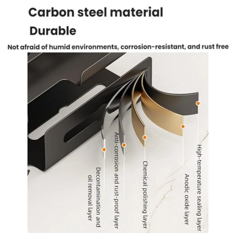 For Dyson Multi-Function Curling Iron Punch-Free Hair Dryer Storage Stand(Black For HS01/05) by bashfashion