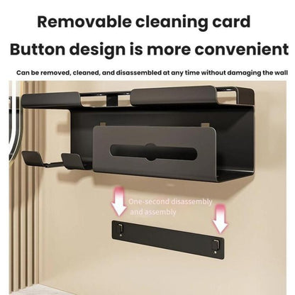 For Dyson Multi-Function Curling Iron Punch-Free Hair Dryer Storage Stand(Black For HS01/05) by bashfashion