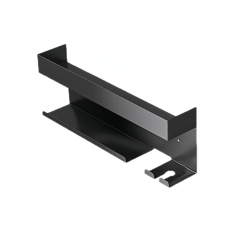 For Dyson Wall-Mounted Curling Iron Hair Dryer Storage Rack, Specification: Black Aluminum by bashfashion