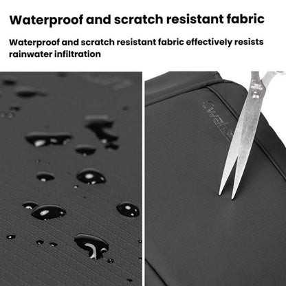 Cwatcun D198 Small Expandable Single Shoulder Camera Bag Waterproof Multi-Function Camera Bag(Black) by Cwatcun