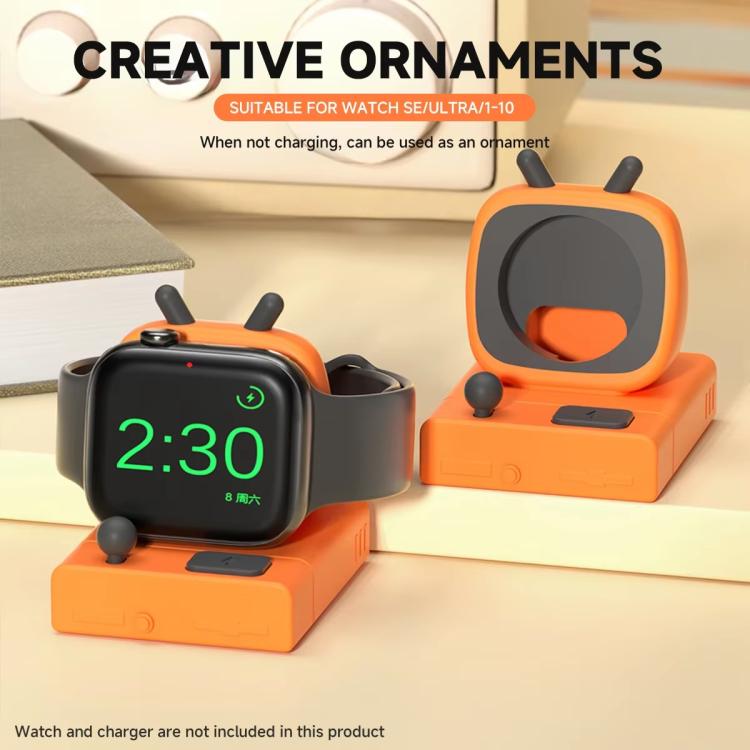 For Apple Watch Desktop Stand Silicone Base, Without Charger(Light Gray) by bashfashion