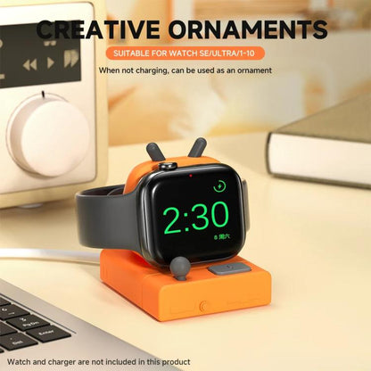 For Apple Watch Desktop Stand Silicone Base, Without Charger(Light Gray) by bashfashion