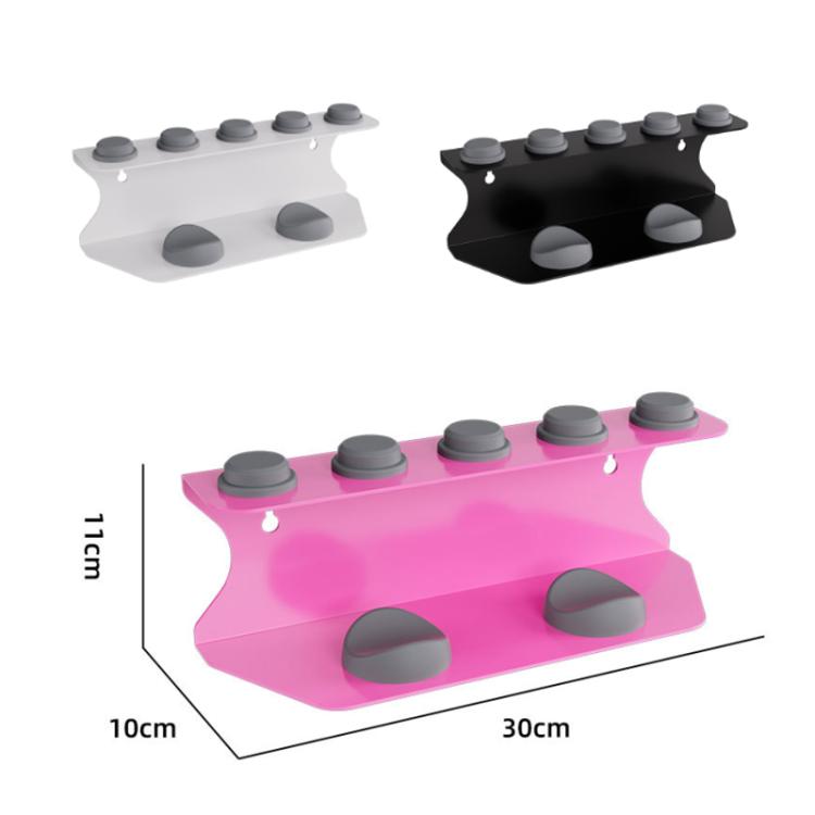 For Dyson Curling Irons Punch-free Storage Hair Dryer Storage Racks(Pink) by bashfashion