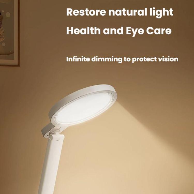 LED Desk Lamp Children Study Reading Eye-Protecting Bedside Light, Specification: Plug-in by bashfashion