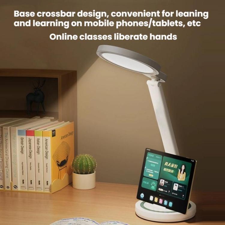 LED Desk Lamp Children Study Reading Eye-Protecting Bedside Light, Specification: Rechargeable by bashfashion