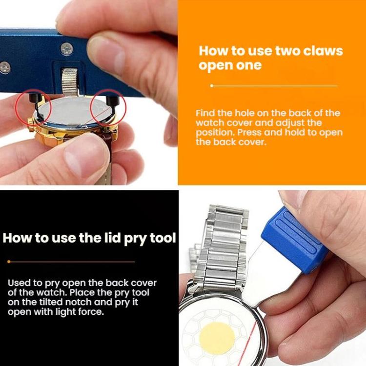 12pcs /Set Watch Back Repair Tool Set by bashfashion