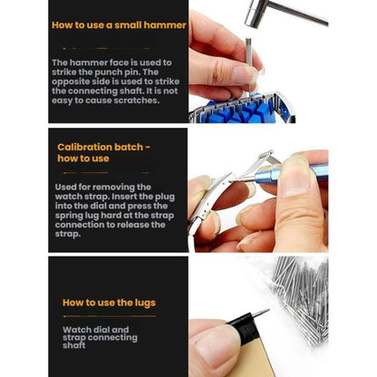 41pcs /Set Manual Watch Repair Strap Removal Tool Set(TZ2-128) by bashfashion