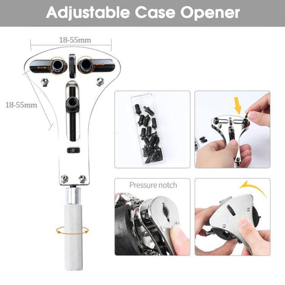 168pcs /Set Watch Repair Battery Replacement Tool Kit(TZ1-042) by bashfashion