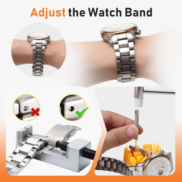 168pcs /Set Watch Repair Battery Replacement Tool Kit(TZ1-042) by bashfashion