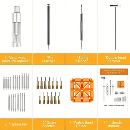 39pcs /Set Watch Repair Adjustment Strap Removal Tool Set(TZ2-086) by bashfashion