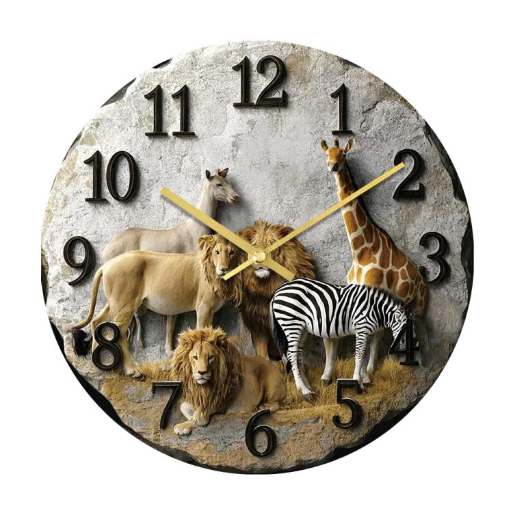 11 inch 3D Visual Living Room Decorative Wall Clock(APC134) by bashfashion