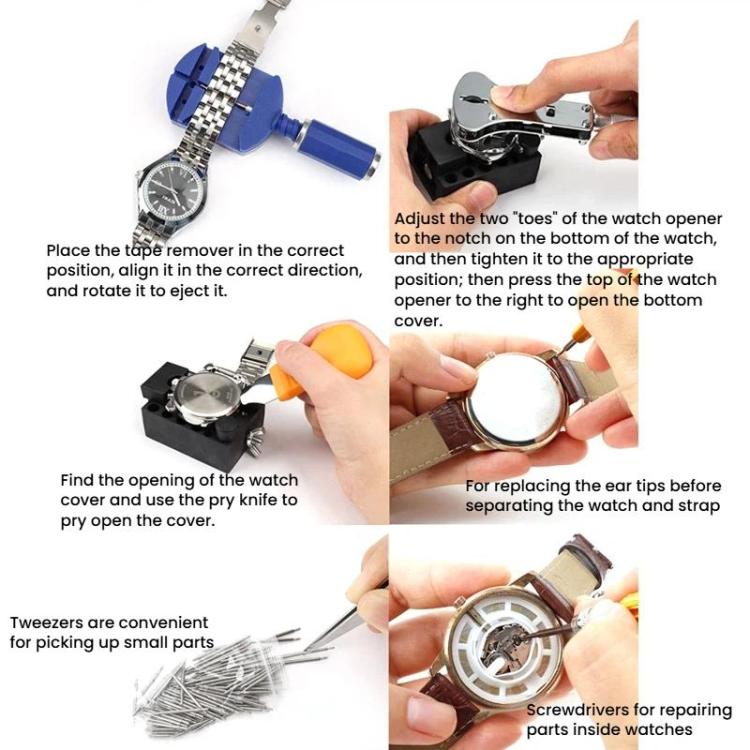 TZ-023 146 In 1 Watch Repair Tool Set Watch Disassembly Tools by bashfashion