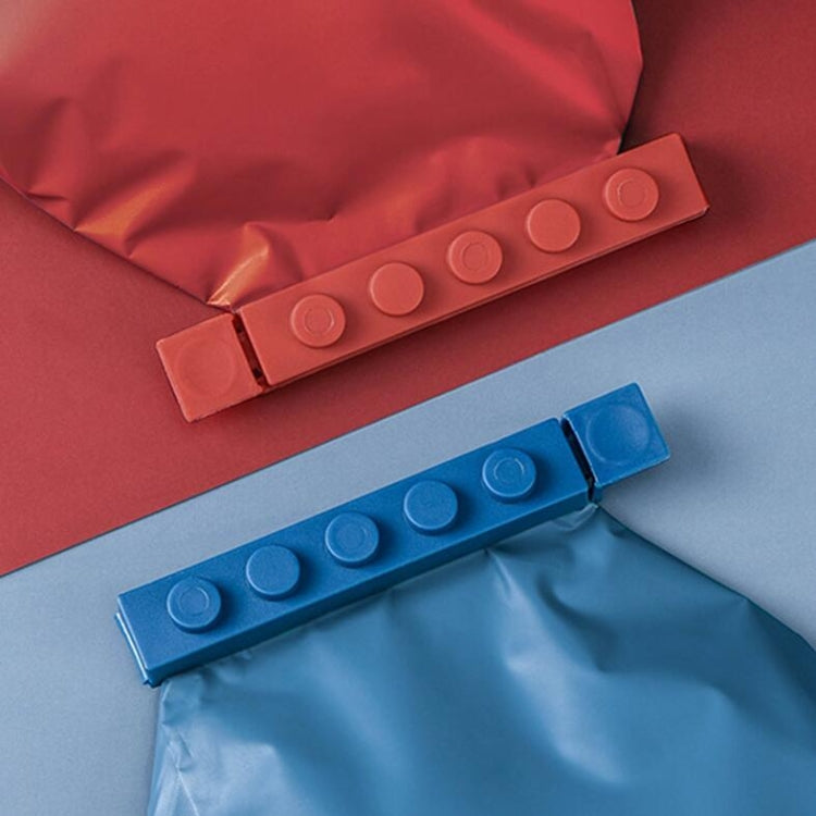 4 PCS/Set Building Block Food Seal Clip Seal Kitchen Fresh Clip Snack Plastic Bag Clip Stick by bashfashion