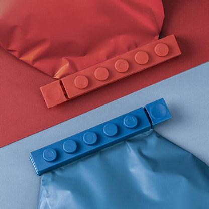 4 PCS/Set Building Block Food Seal Clip Seal Kitchen Fresh Clip Snack Plastic Bag Clip Stick by bashfashion