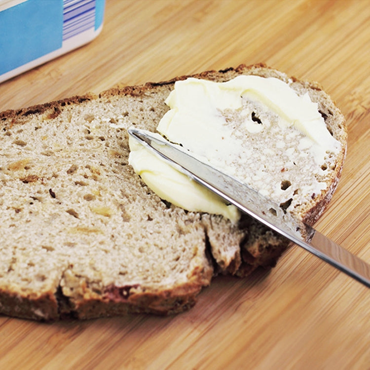 Stainless Steel Cream Spatula Stainless Steel Bell Knife Cake Spatula Baking Scraper Baking Tools(10-Inch Curved Knife) by bashfashion