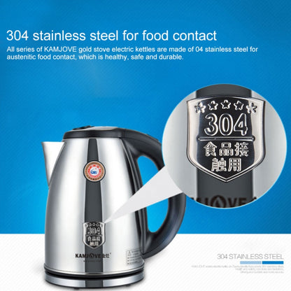 KAMJOVE T-190 Kettle Food Contact 304 Stainless Steel 2L Electric Kettle CN Plug(T-190 2L) by KAMJOVE