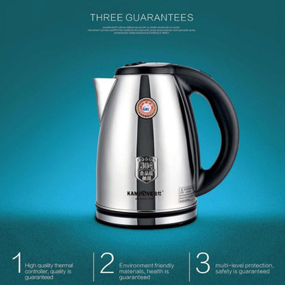 KAMJOVE T-190 Kettle Food Contact 304 Stainless Steel 2L Electric Kettle CN Plug(T-190 2L) by KAMJOVE