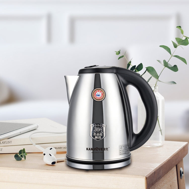 KAMJOVE T-190 Kettle Food Contact 304 Stainless Steel 2L Electric Kettle CN Plug(T-190 2L) by KAMJOVE