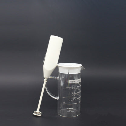 Mini Handheld Hlectric Egg Mixer Cream Coffee Cake Household Blender Eggs Mixer(White) by bashfashion
