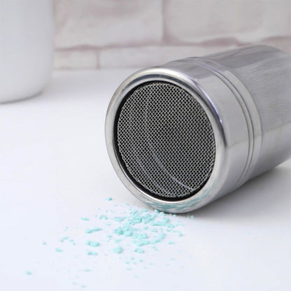 Stainless Steel 304 Dusting Powder Condiment Tank Fine Mesh Barrel Cocoa Powder Household Kitchen Tools by bashfashion