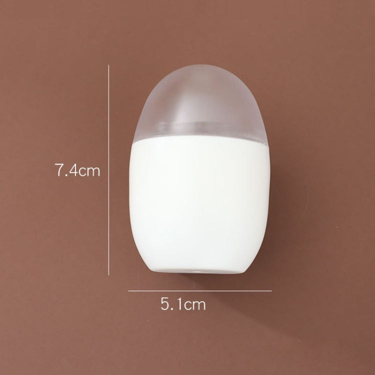 Household Living Room Egg Shape Magnetic Suction Toothpick Box Refrigerator Magnetite Toothpick Holder Random Color Delivery by bashfashion