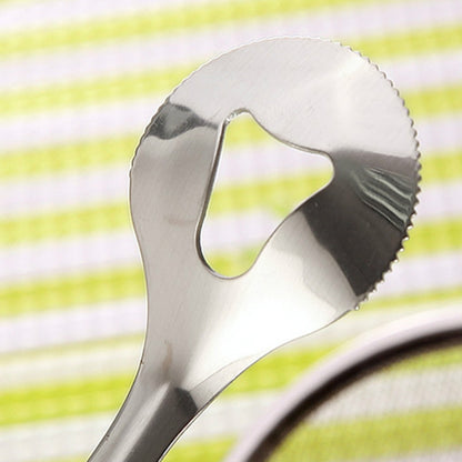 Stainless Steel Fried Food Drain Net Spoon with Clip by bashfashion