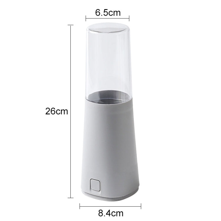 Dustproof Kitchen Drain Household Plastic Cutlery Storage Chopsticks Box with Lid(Gray) by bashfashion