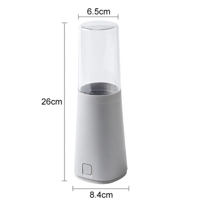 Dustproof Kitchen Drain Household Plastic Cutlery Storage Chopsticks Box with Lid(Gray) by bashfashion