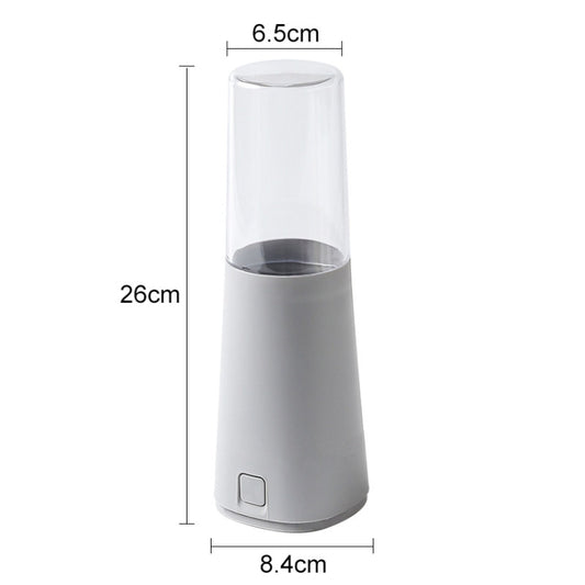 Dustproof Kitchen Drain Household Plastic Cutlery Storage Chopsticks Box with Lid(Gray) by bashfashion