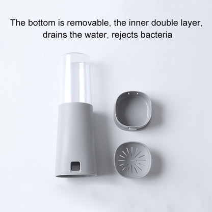 Dustproof Kitchen Drain Household Plastic Cutlery Storage Chopsticks Box with Lid(Apricot) by bashfashion