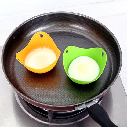 Silicone Egg Cooker Egg Bracket Kitchen Tools Pancake Cookware Bakeware Steam Eggs Plate Tray Green by bashfashion