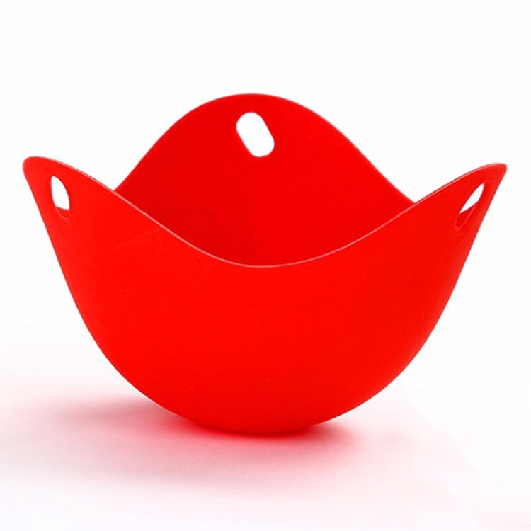Silicone Egg Cooker Egg Bracket Kitchen Tools Pancake Cookware Bakeware Steam Eggs Plate Tray Red by bashfashion
