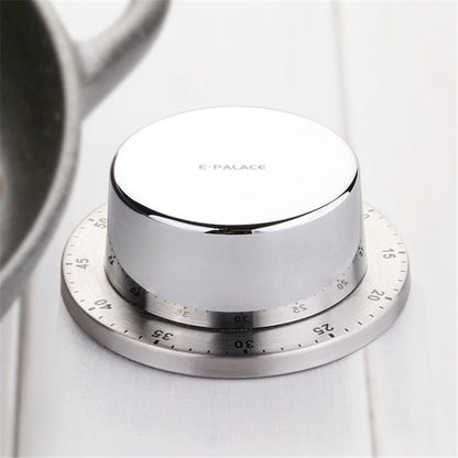 E-PALACE Magnet Timer Kitchen Stainless Steel Timer Creative Alarm Clock Mechanical Reminder Countdown Pomodoro by bashfashion
