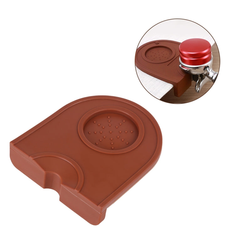Pressure Pad Non-slip Filling Corner Coffee Pad, Size:Small 12.5×14cm(Brown) by bashfashion