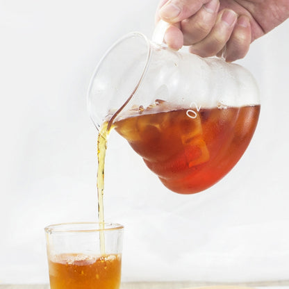 Heat-resistant Hand-made Coffee Glass Pot Cloud Coffee Sharing Pot, Specification:600ml Glass Pot by bashfashion