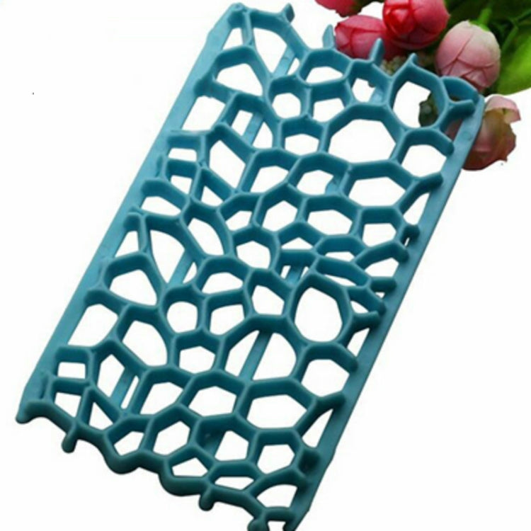 2 PCS Cake Fondant Tool Heart Shaped Diamond Texture Plaid Overpass Quyi Seal Printing Mould(Diamond 54053) by bashfashion