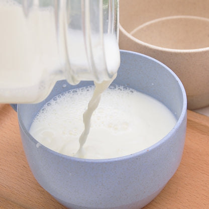 Wheat Straw Coffee Cup Tea Milk Breakfast Cups(Beige) by bashfashion